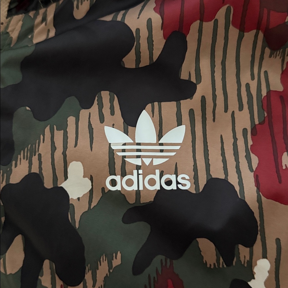 ADIDAS PHARRELL WILLIAMS HU HIKING CAMO WINDBREAKR, SIZE SMALL - Picture 7 of 12